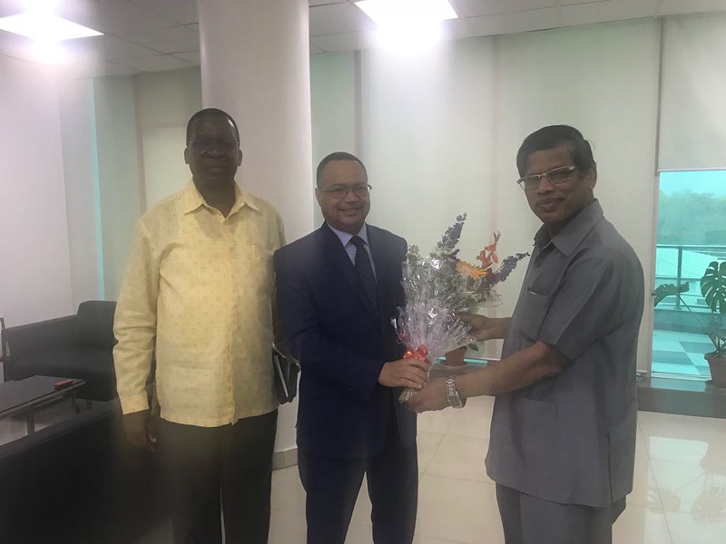 H. E. Mr. Ermindo Augusto Ferreira, High Commissioner of Mozambique Visited ISA Secretariat