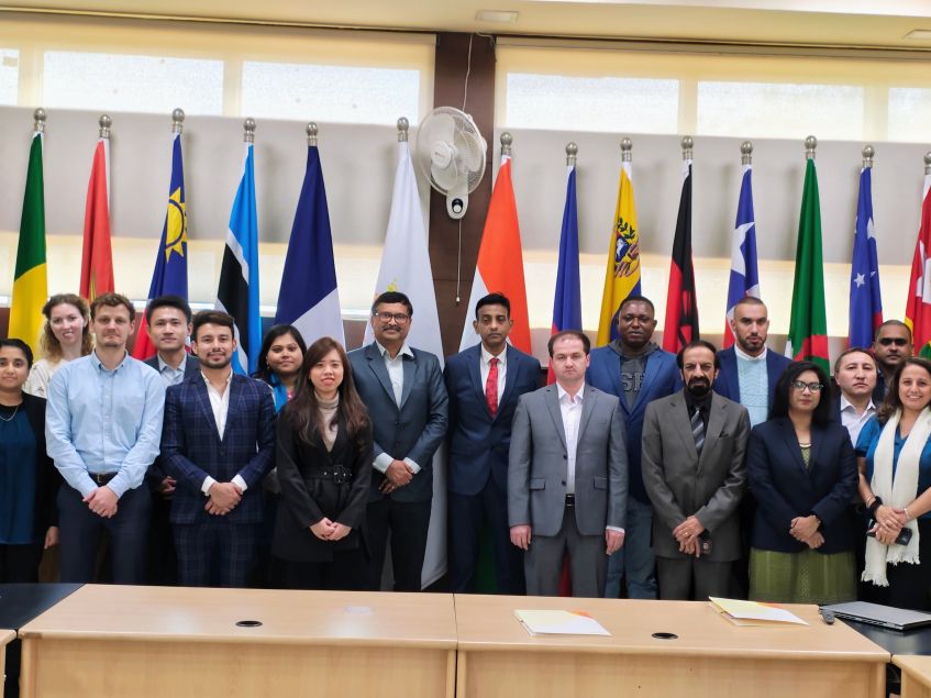 ISA hosted 32 diplomats from Asia, Africa, LAC, Europe and Oceania at its headquarters on 24 January 2025